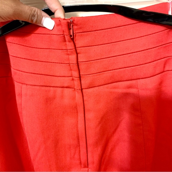 H&M Belted Skirt - Red - Size 6 - Picture 7 of 10